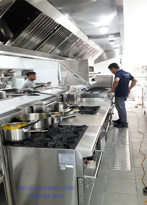 báo giá bếp công nghiệp