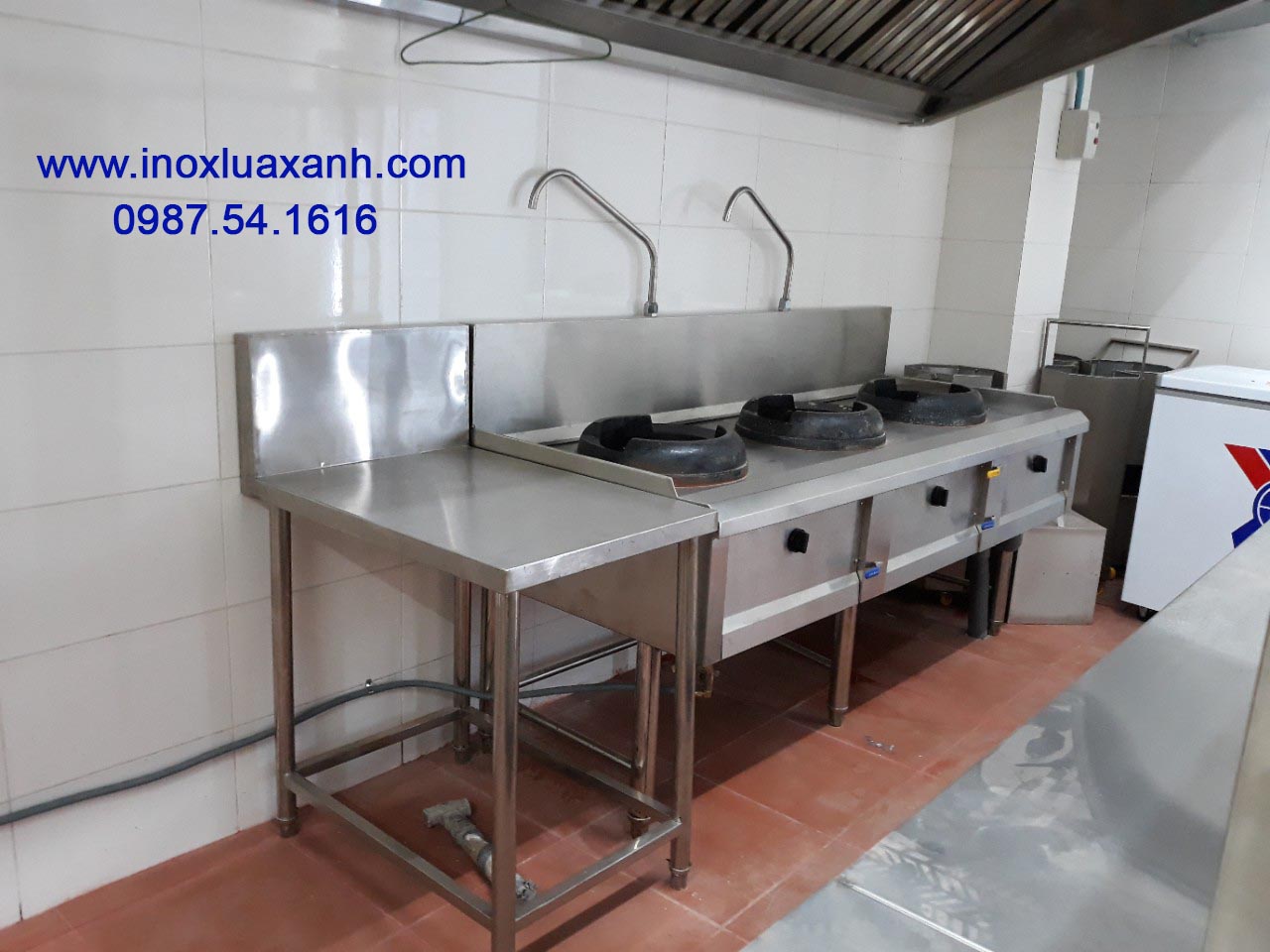 Bếp á 3 họng công nghiệp