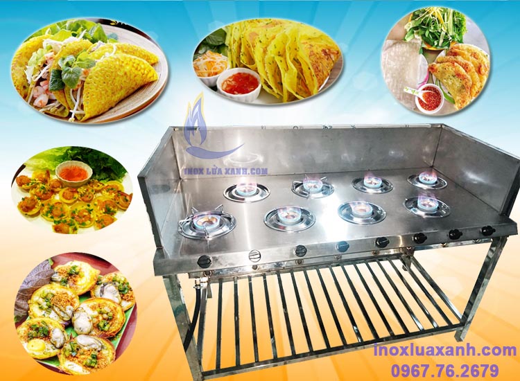 Bếp ga đúc bánh xèo