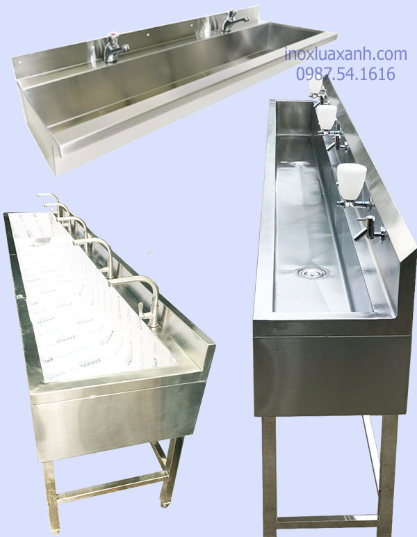 chậu rửa tay inox