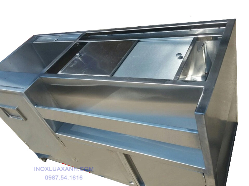 thùng đá inox âm bàn giá rẻ