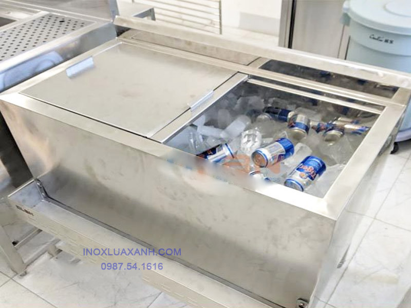 thùng đựng đá inox